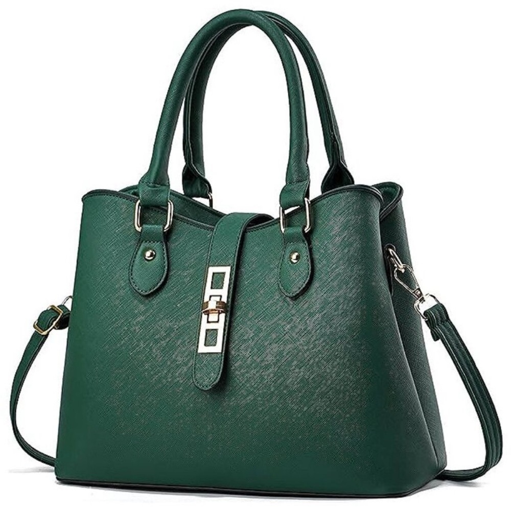 Woman’s Green  LEATHER OFFICE Purses and Handbag  NEW